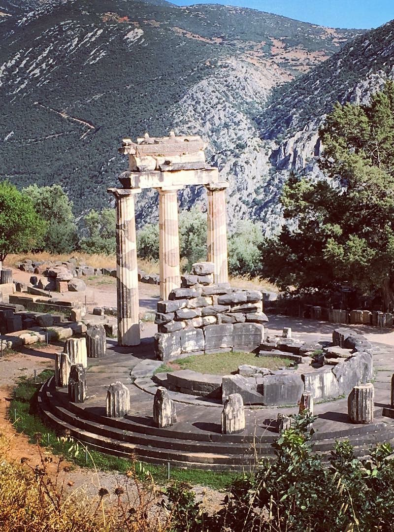 a Greek temple