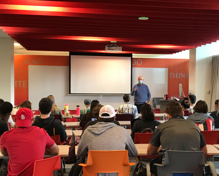 students in classroom