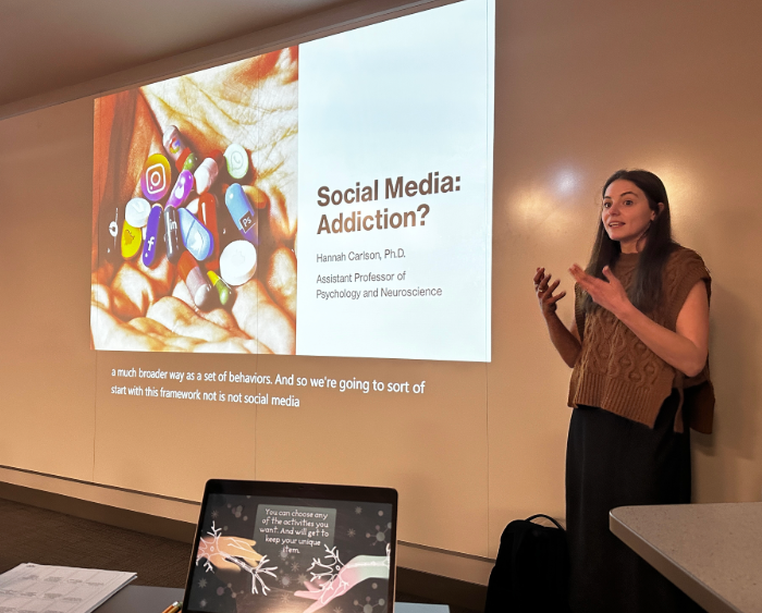 hannah carlson presenting