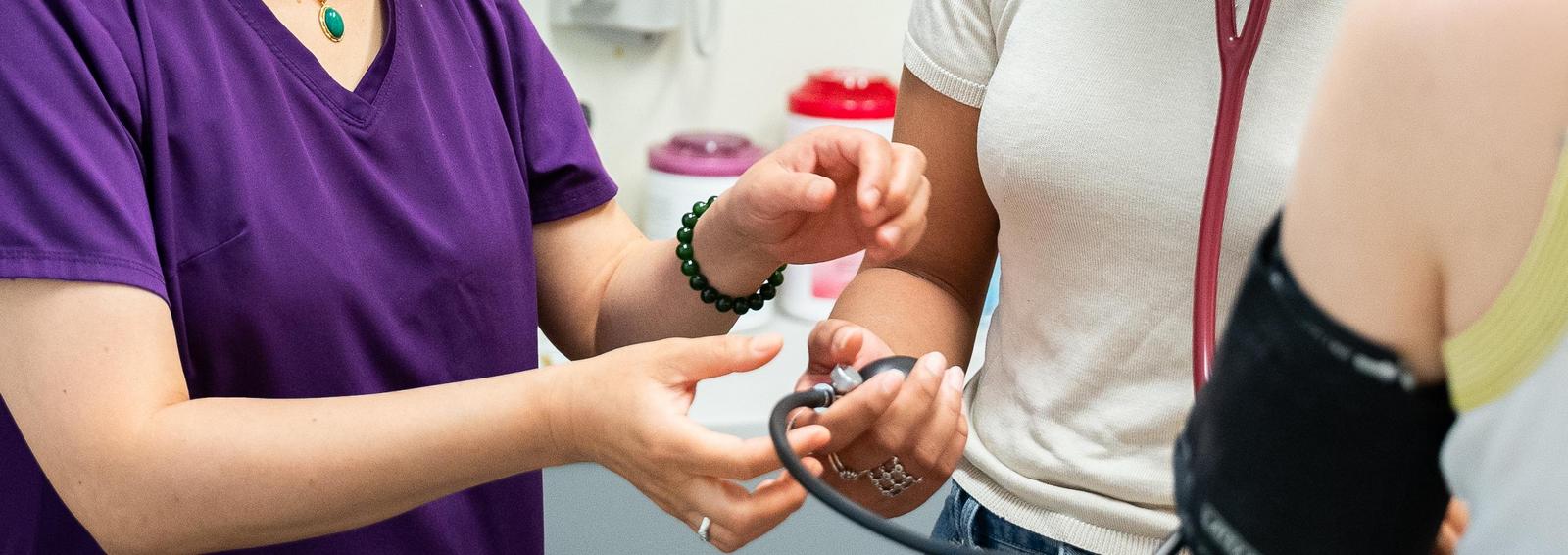 pre-health advising header - blood pressure 