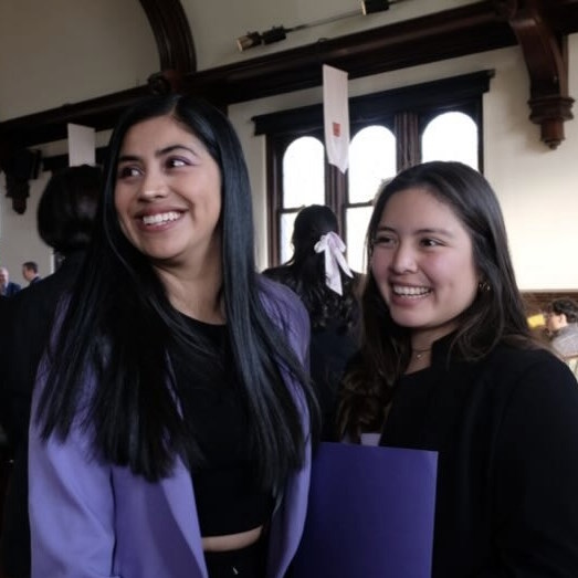 Astrid Castro '26 and Isabella Tello '26