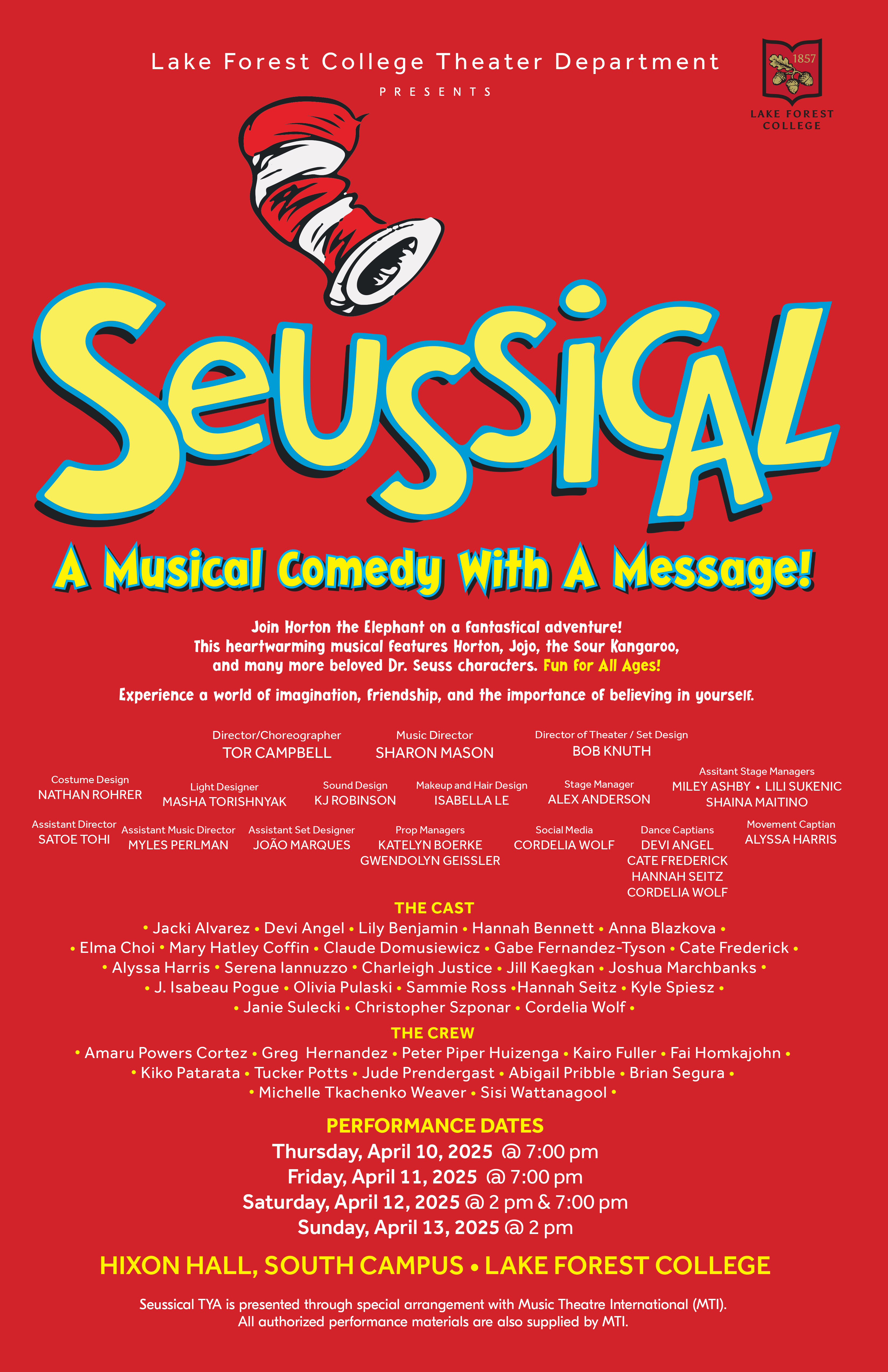 poster for Suessical the Musical