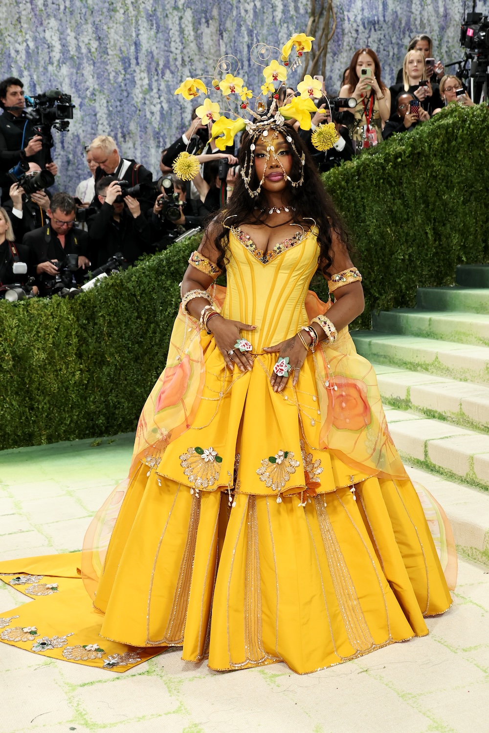 SZA at the met gala