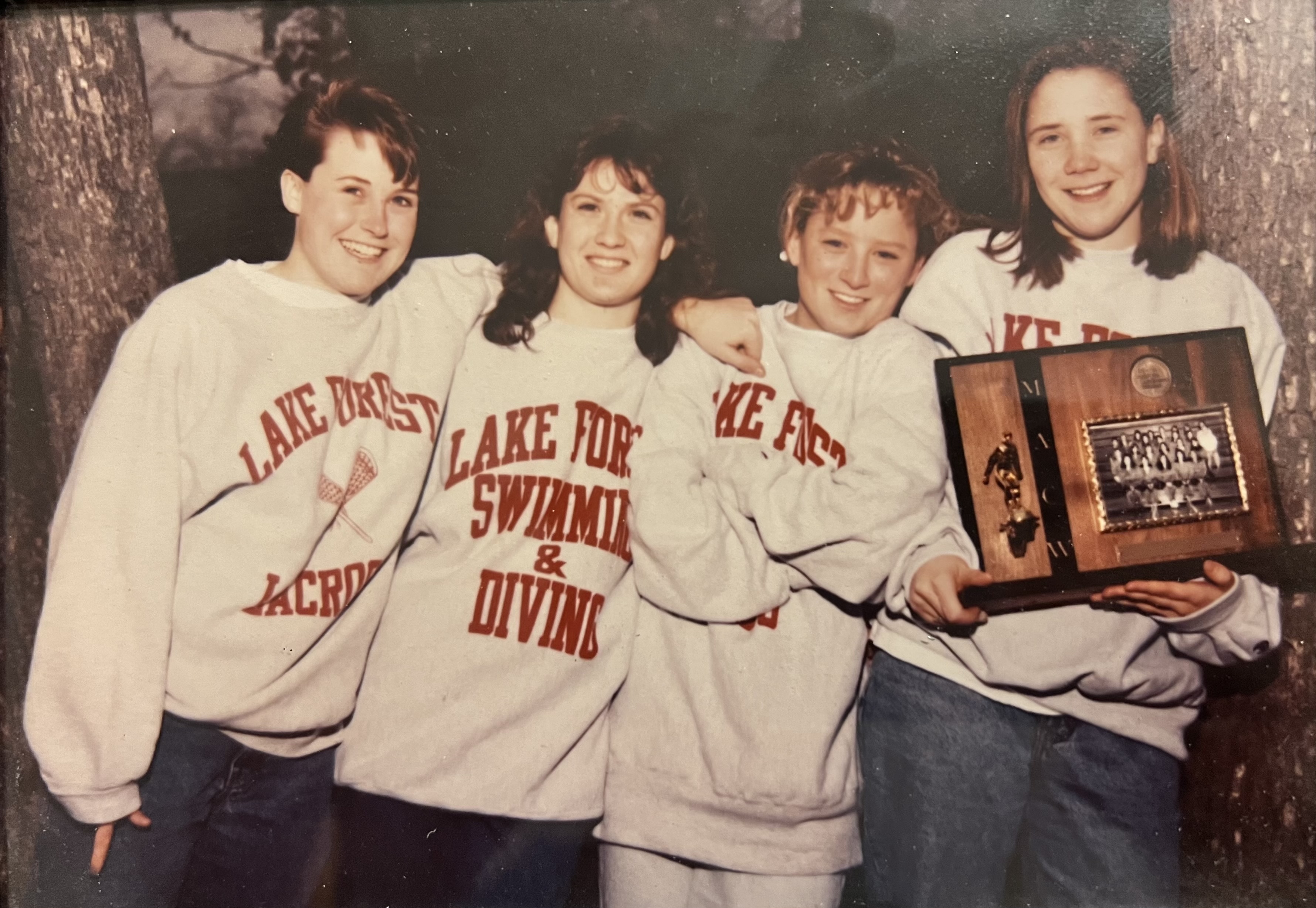 Sara with college friends