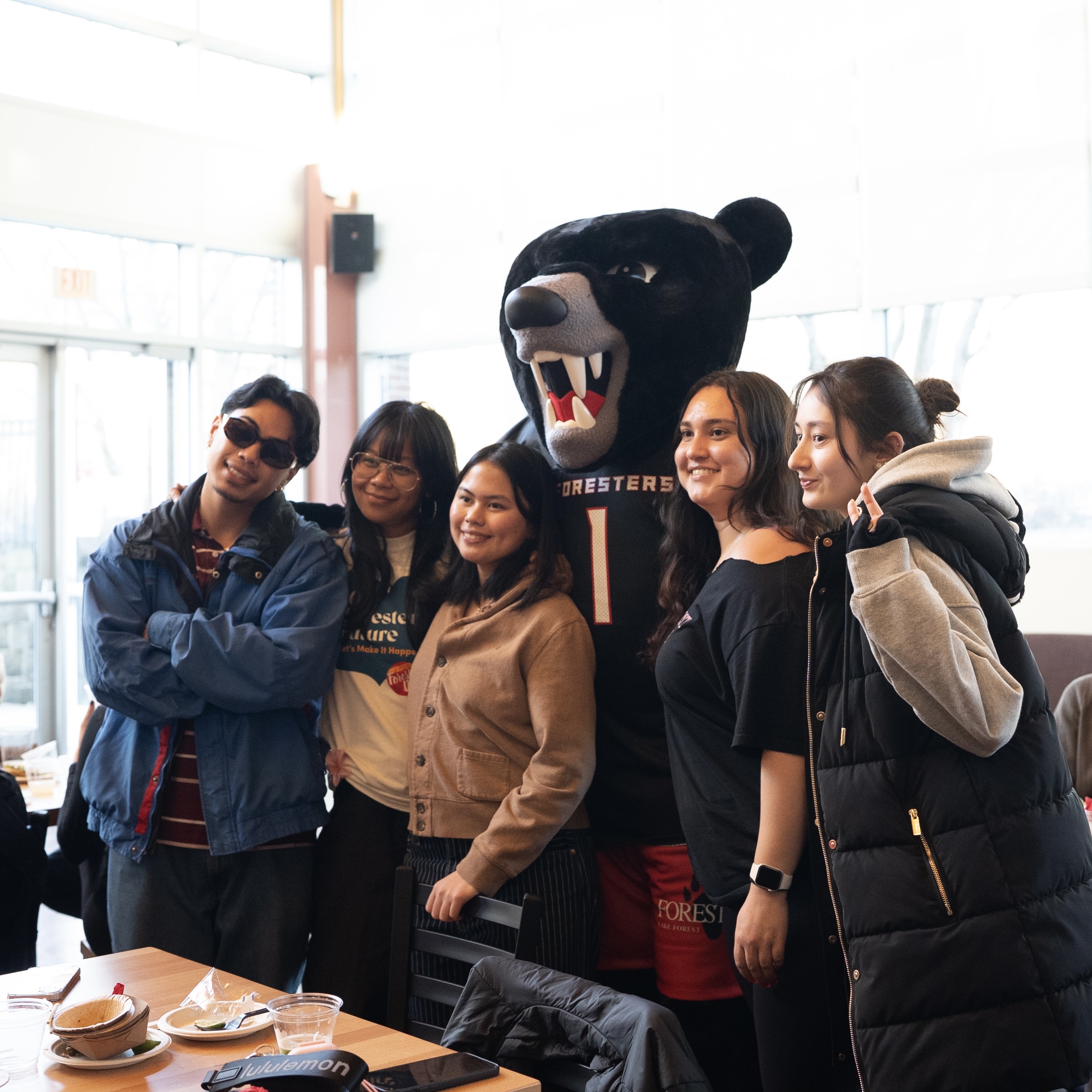 Students on forester day