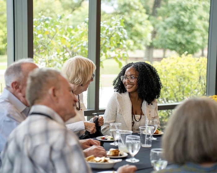 Golden Forester and student