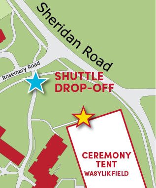 Ceremony location map