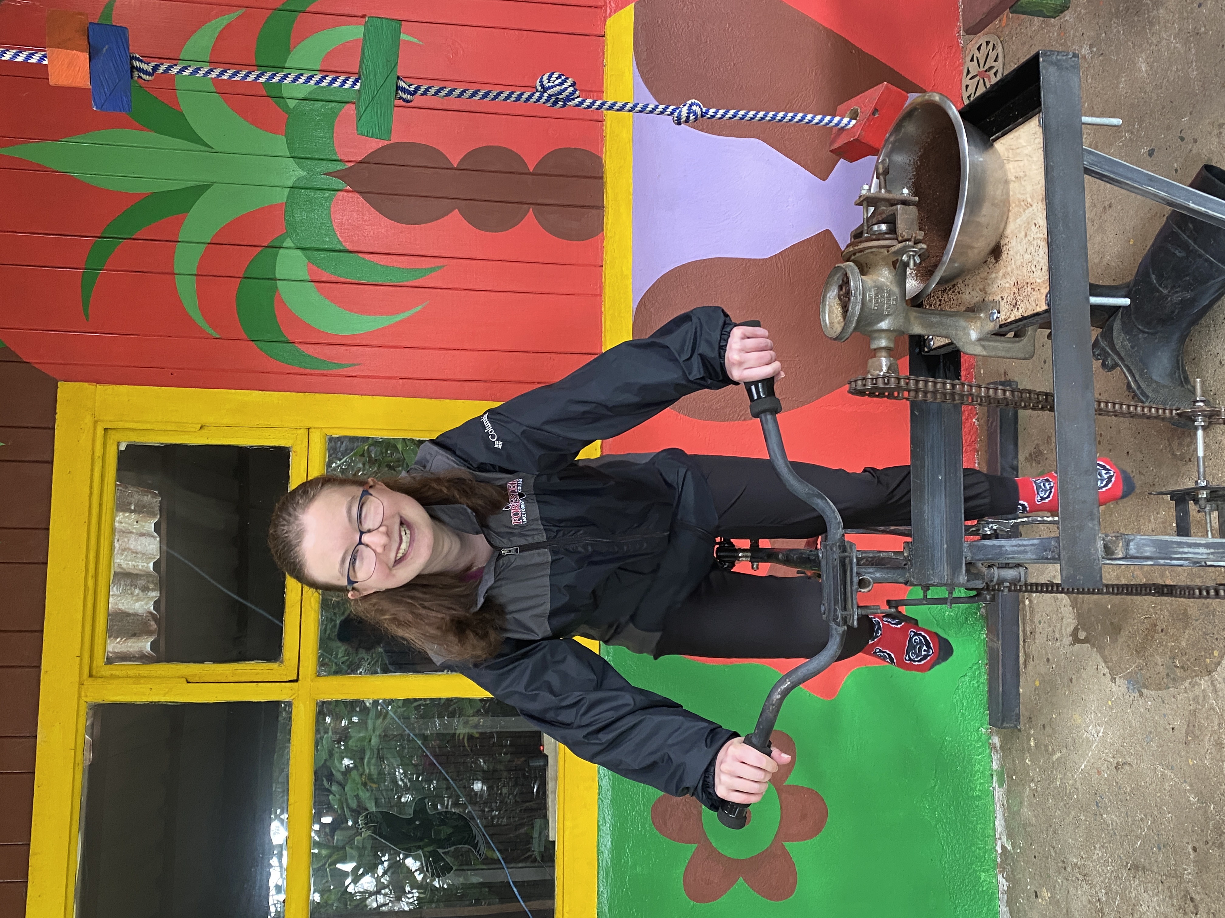 Coffee grinding bike