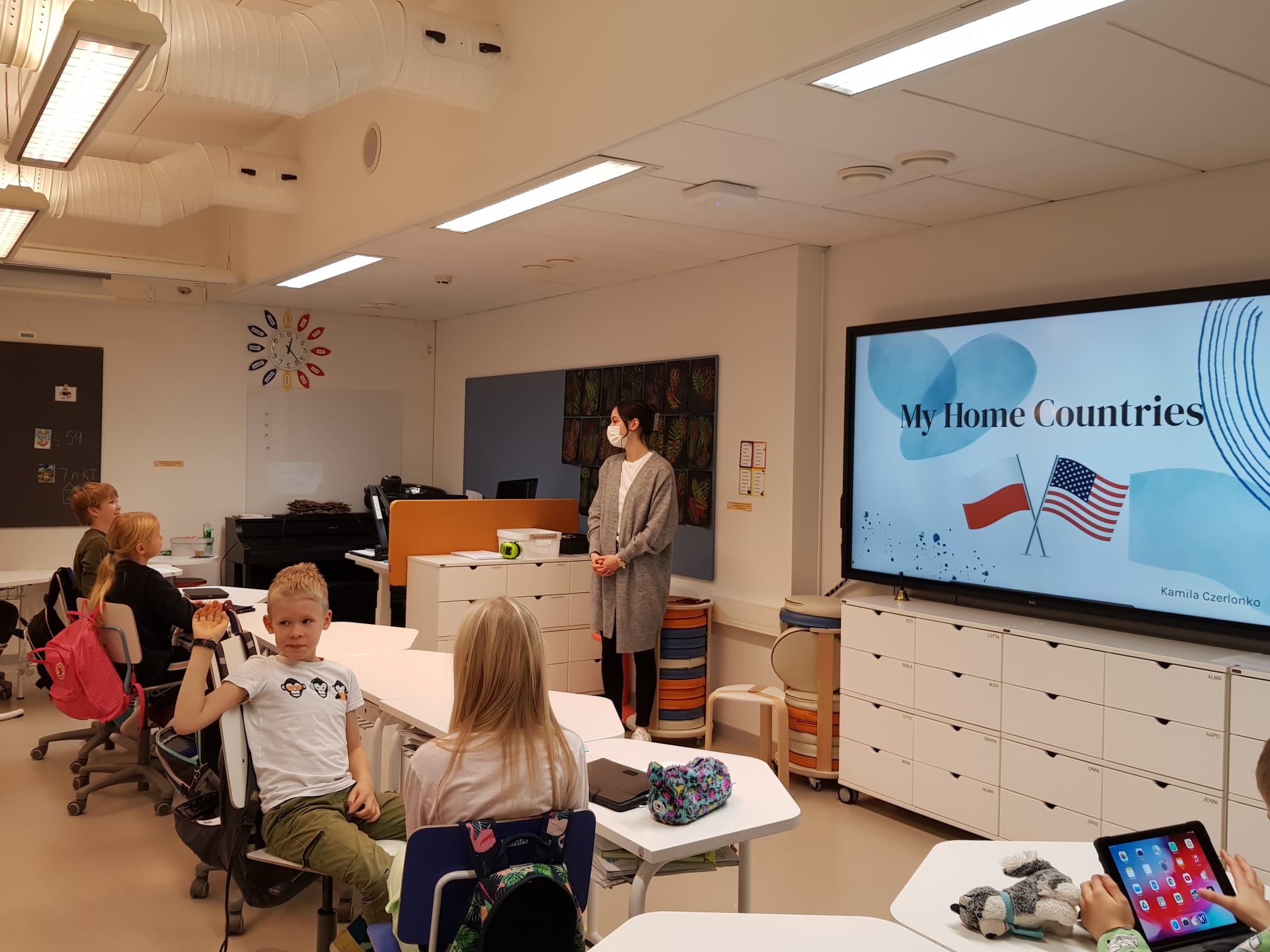 Presenting to 3rd grade class