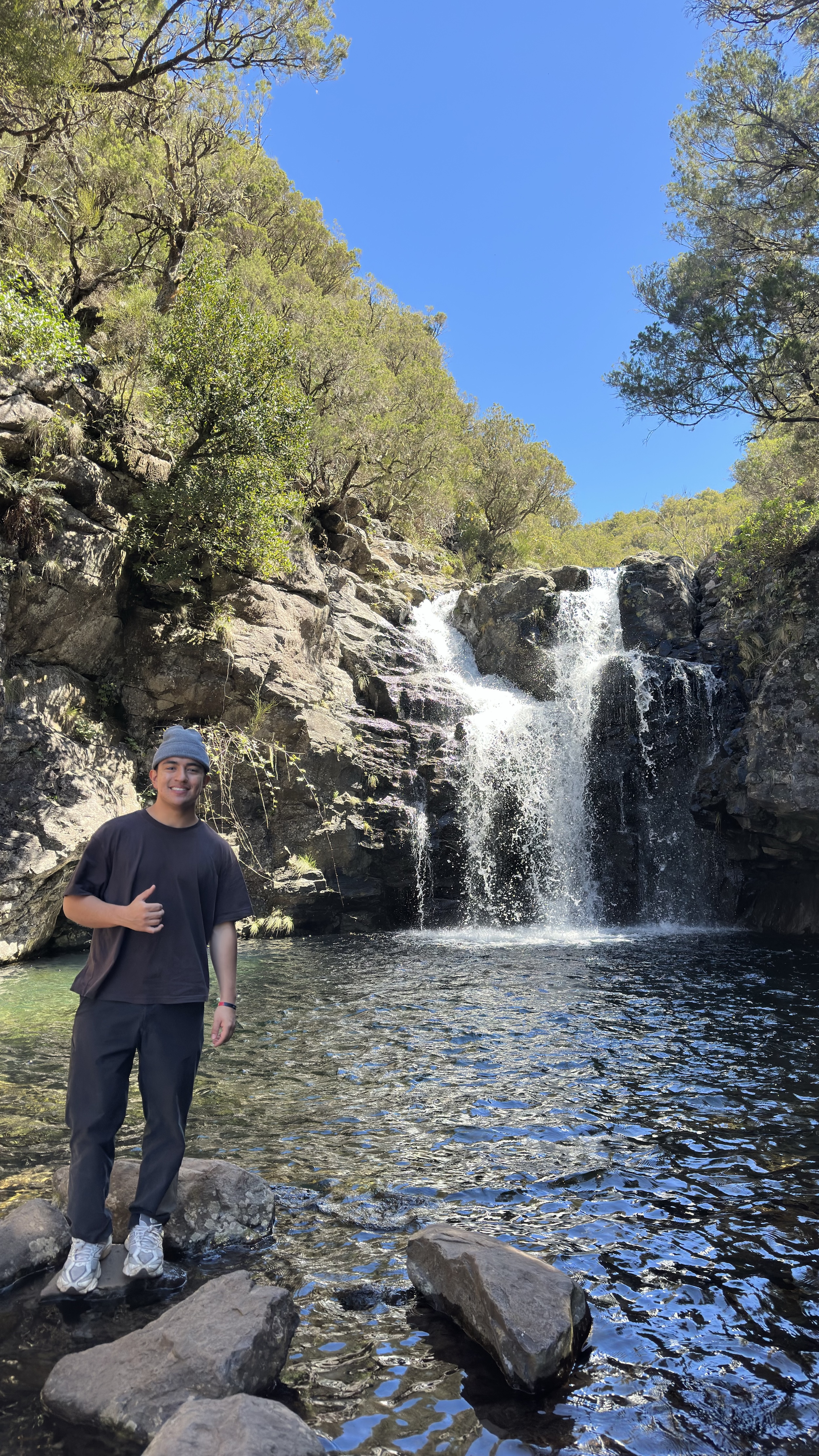 Diego at Levada do Alecrim in Madeira, Portugal