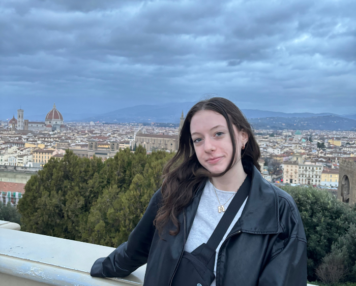 Maddie at Piazzale Michelangelo