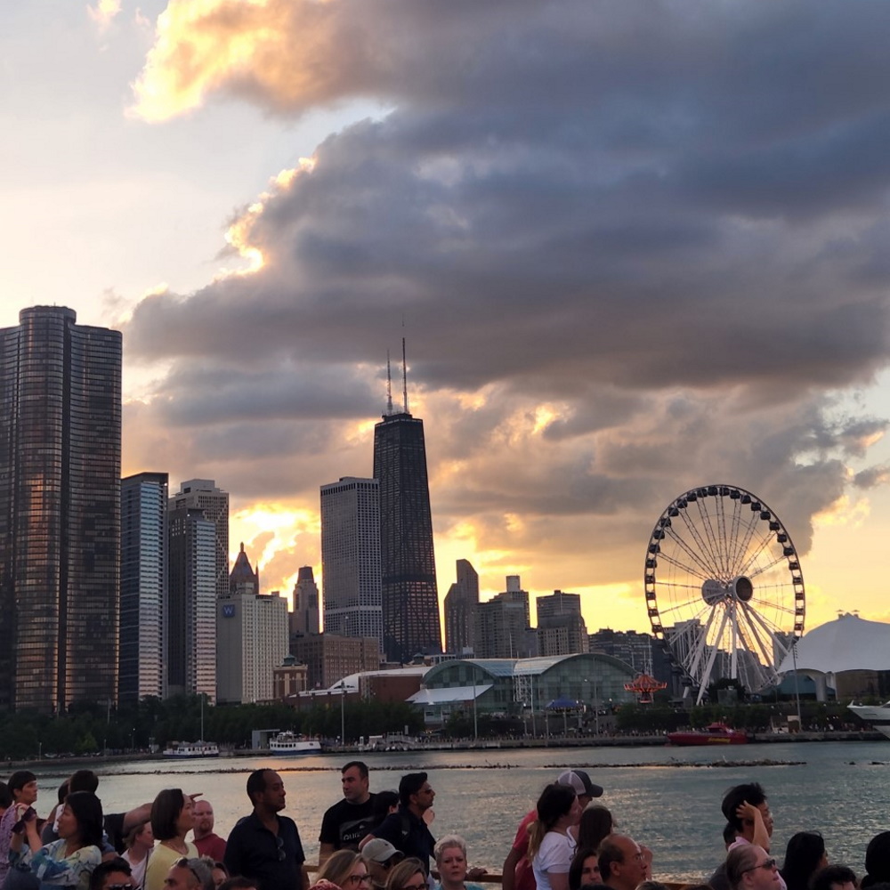 chicago and navy pier