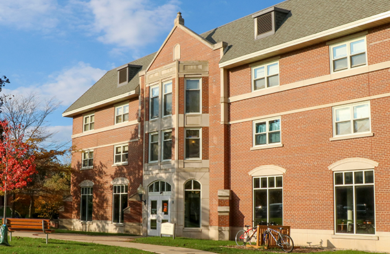 exterior of residence hall