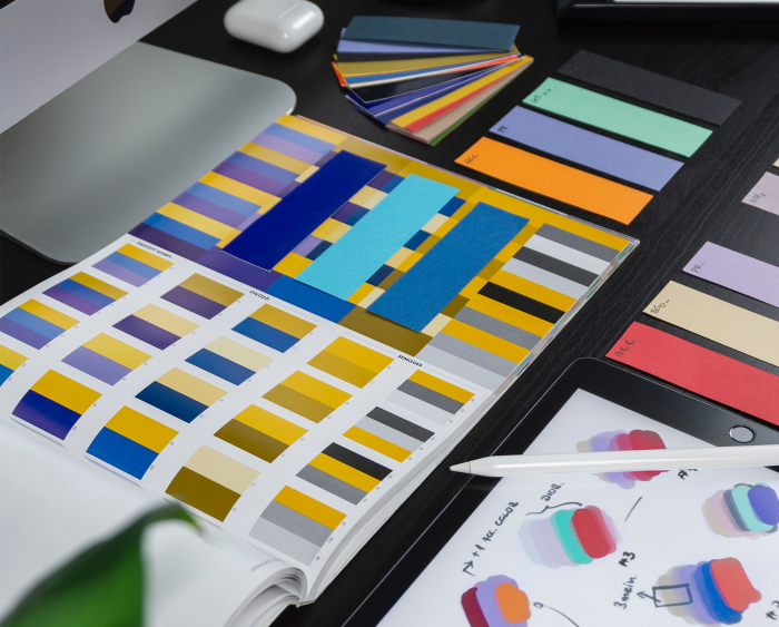 color swatches art and design