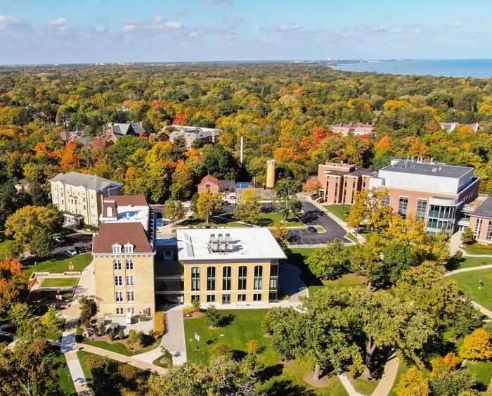 campus aerial shot