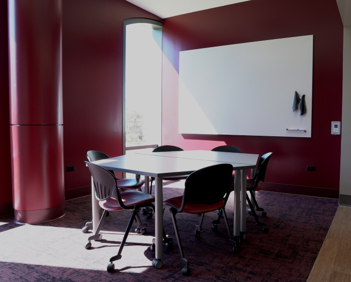 a group meeting space