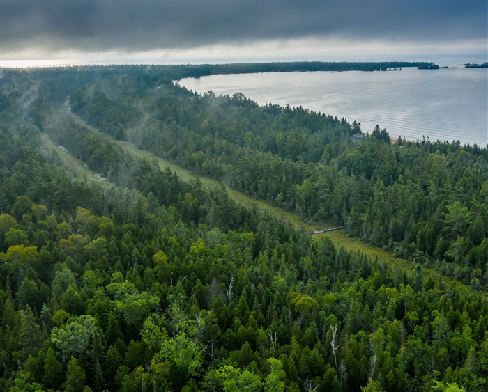 aerial of The Ridges Sanctuary