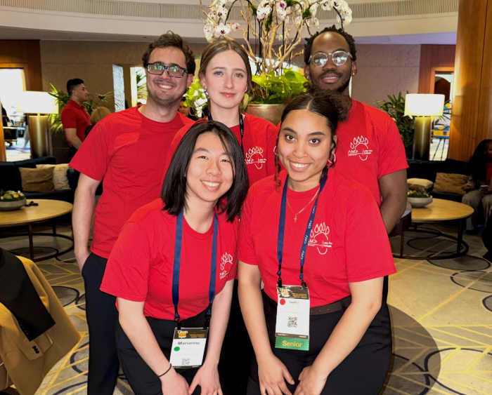 students in tshirts for ama