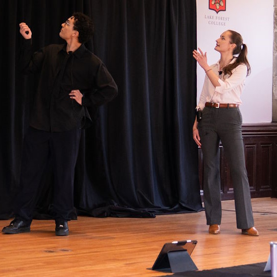 students presenting at the Public Policy Analysis Challenge