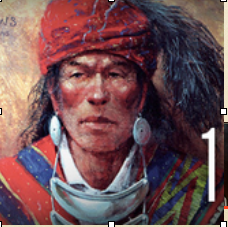 Tishomingo, represented on seal