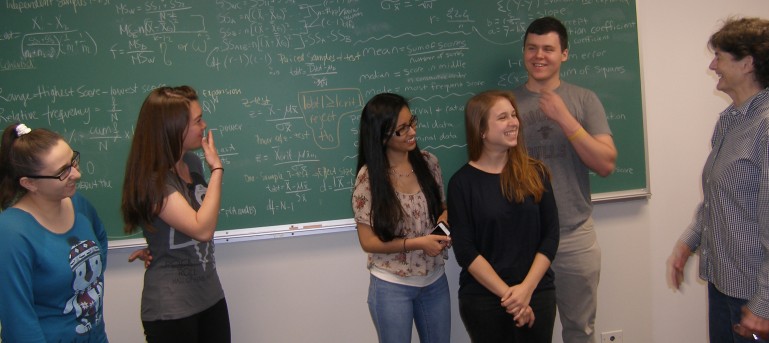 Each neuroscience professor mentors an undergraduate research group of beginners and more advanced students during the year and the summer